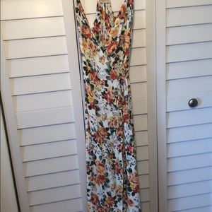 Floral wrap dress